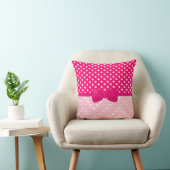 Coussin Imprimé tricoté et pois (Chaise)