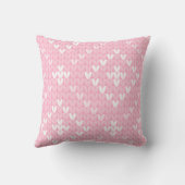 Coussin Imprimé tricoté et pois (Verso)