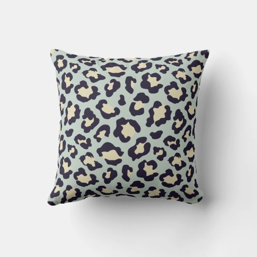 Coussin Imprimé vert menthe (Verso)