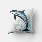Coussin Imprimer Dauphin Tribal (Verso)
