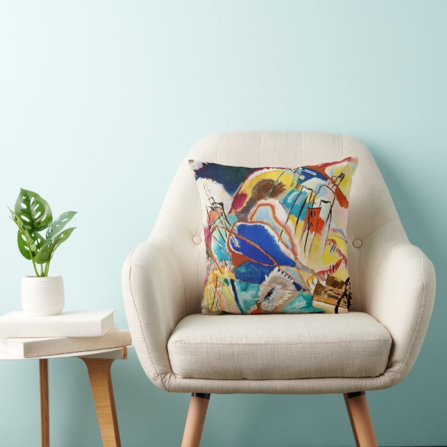 Coussin Improvisation 30 (Canons) de Wassily Kandinsky (Chaise)