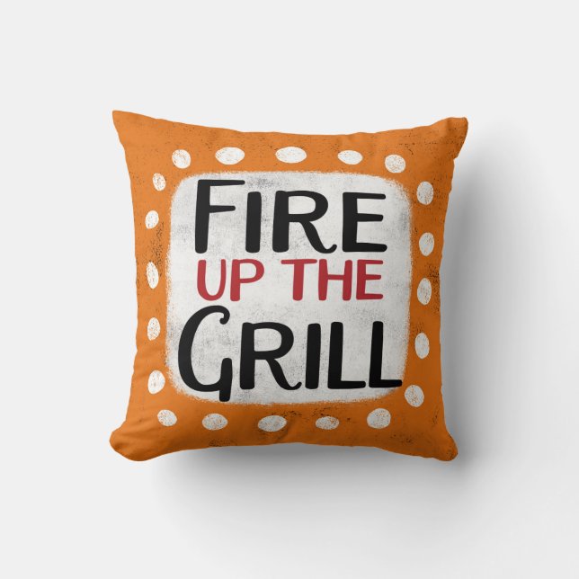 Coussin Incendie L'Oreiller Du Grill (Recto)