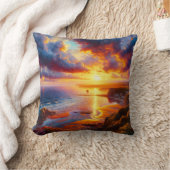 Coussin Incendie sur la côte (Couverture)