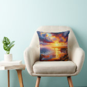 Coussin Incendie sur la côte (Chaise)