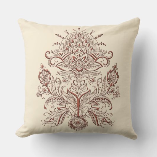 Coussin Indian Paisley - Jeu d'oreiller (Recto)