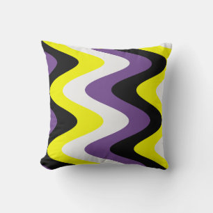 Coussin Indicateur de fierté non binaire