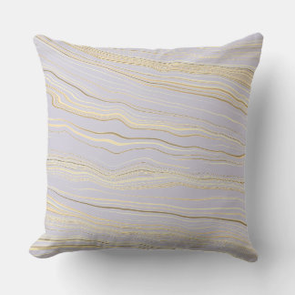 Coussin Indice contemporain de mauve, beige avec motif de