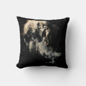 Coussin Indien vivant seul sur la lune (Recto)