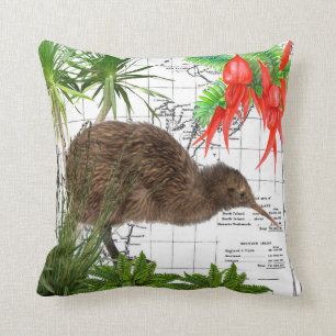 Coussin indigène de kiwi de la Nouvelle Zélande