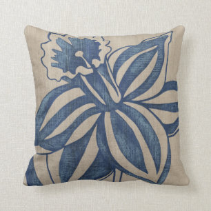 Coussin Indigo Daffodil