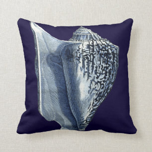 Coussin Indigo Shells I