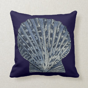 Coussin Indigo Shells VIII