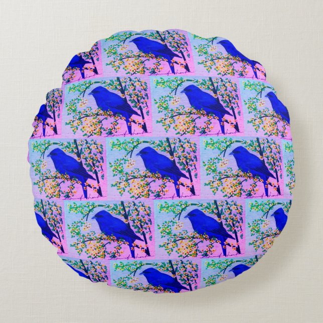 Coussin IndigoBunting (Devant)