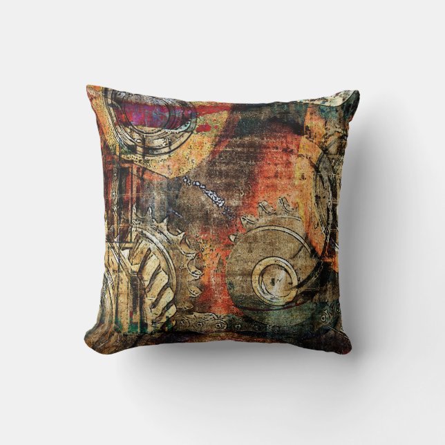 coussin industriel de steampunk (Recto)