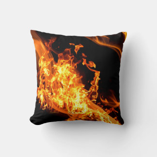 Coussin Inferno brûle des flammes de flammes