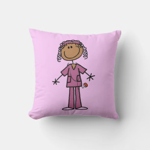 Coussin Infirmière afro-américaine