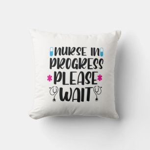 Coussin Infirmière Cadeau Infirmière en cours Veuillez pat