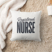 Coussin Infirmière diplômée Script Typographie Vector Desi (Couverture)