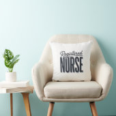 Coussin Infirmière diplômée Script Typographie Vector Desi (Chaise)
