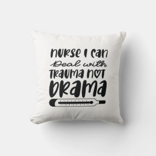 Coussin Infirmière douée, je peux gérer un traumatisme