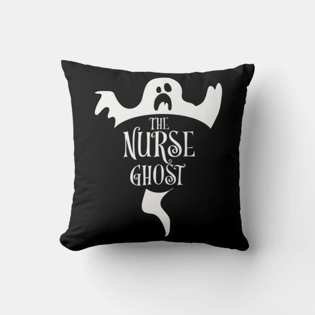 Coussin Infirmière Ghost Correspondance Halloween Pyjamas  (Recto)