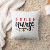 Coussin Infirmière Gift Infirmière fière (Couverture)