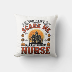 Coussin Infirmière Halloween Vintage Épouvantable Infirmiè