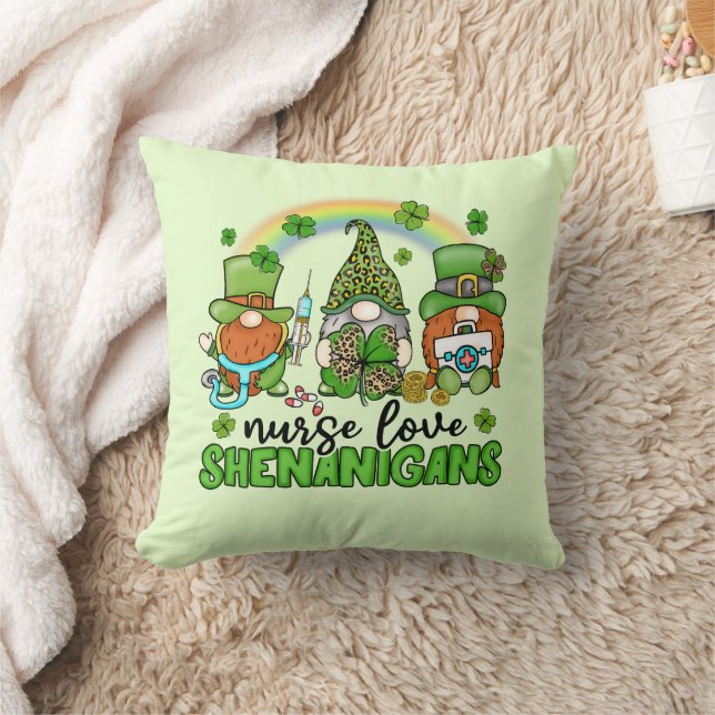 Coussin Infirmière Love Shenanigans St. Patrick's (Couverture)
