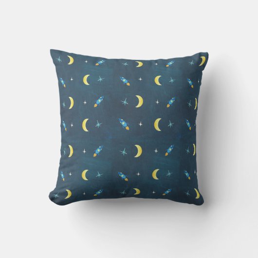 Coussin Infirmière Motif Space Rocket Ship (Recto)