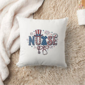 Coussin Infirmière patriote Gravure vintage Design vectori (Couverture)