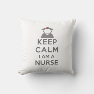 Coussin Infirmière Symbole Garder son calme Je suis infirm