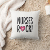 Coussin Infirmières Rock Design Vectoriel de Cœur d'Infirm (Couverture)