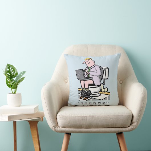 Coussin Informatique, Internet et médias sociaux (Chaise)