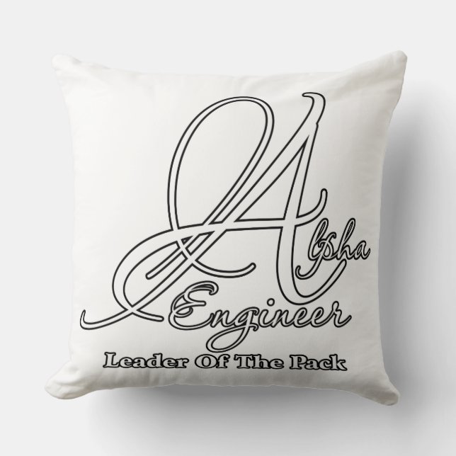 Coussin Ingénieur Alpha (Recto)