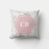 Coussin initial en marbre rose (Recto)