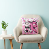 Coussin Initiale du nom de l'enfant de lapin de R (Chaise)