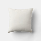 Coussin Initiale florale personnalisée en or rose (Verso)