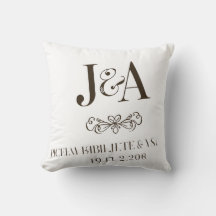 Initiales co-jointes Deux Monogrammes Impression a