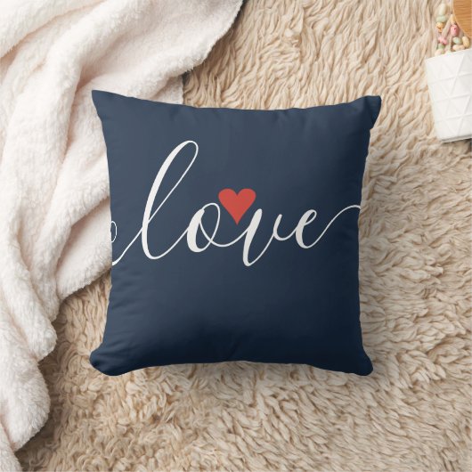 Coussin Initiales de couple monogramme (Couverture)