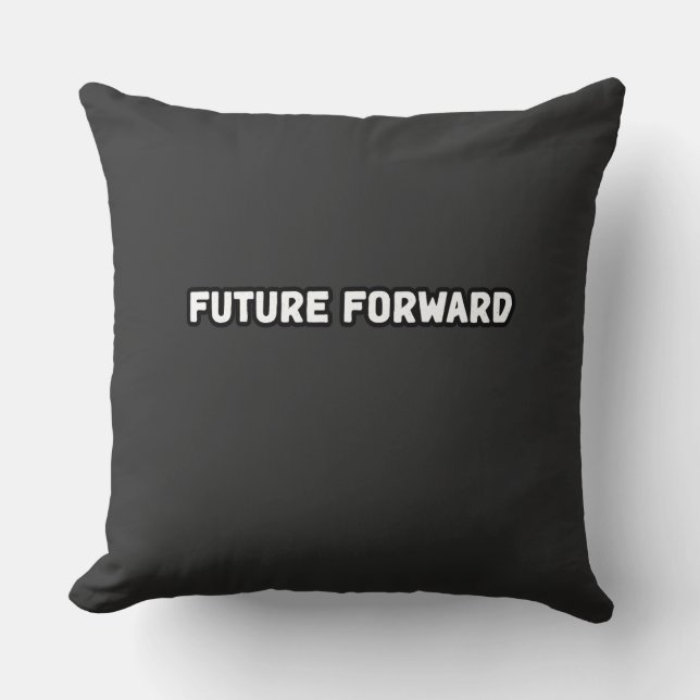 Coussin Innovateur d'avenir d'esprit progressiste (Recto)