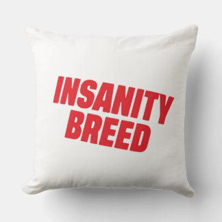 Coussin INSANITYBREED Signature Logo Decorative Throw Pill