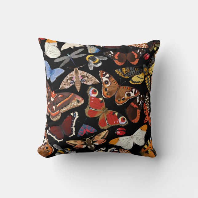 Coussin Insecte un motif transparent (Recto)