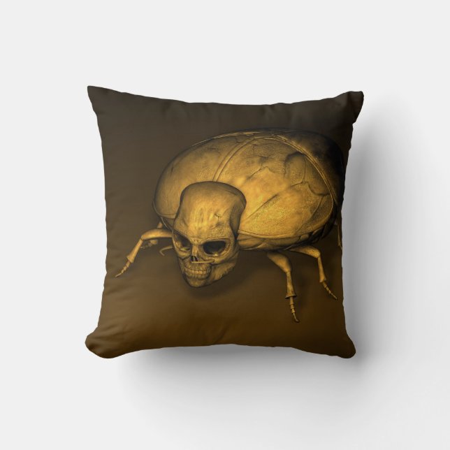 Coussin Insectes crâniennes (Recto)