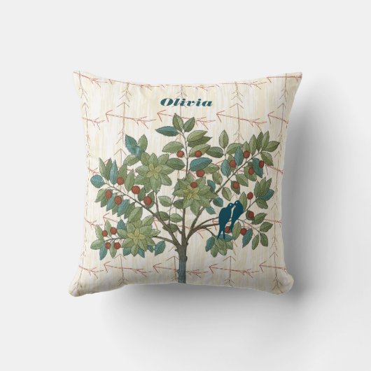 Coussin Inséparable Flèche croisée de la salle de la fille (Verso)