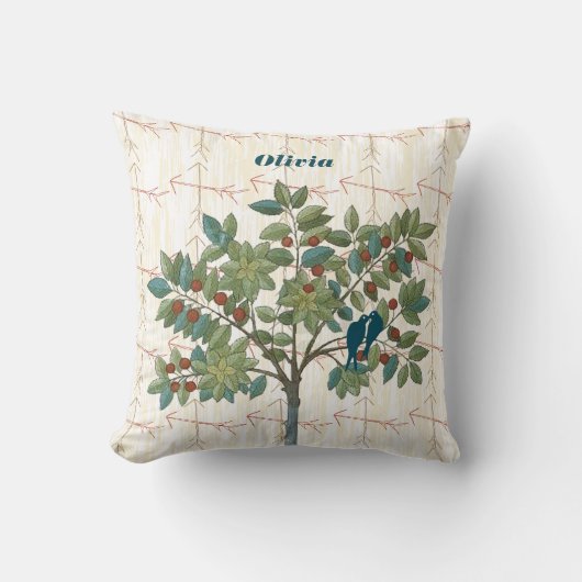 Coussin Inséparable Flèche croisée de la salle de la fille (Recto)