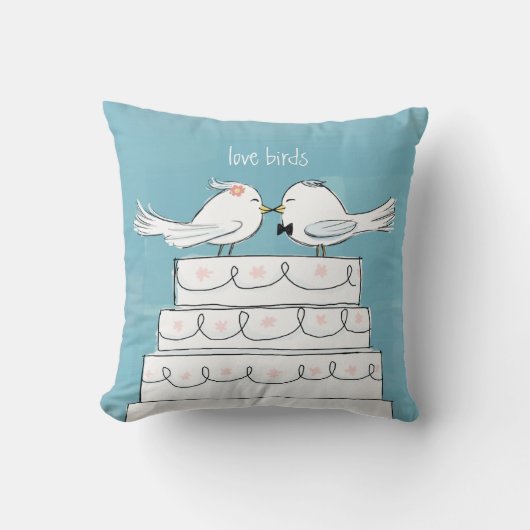 Coussin Inséparable Mariage Cake Bride & Groom Kiss (Recto)