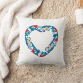 Coussin Inséparables originaux de mariage au coeur de (Couverture)