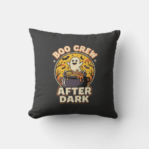 Coussin Insigne de l'équipe de fantômes d'Halloween
