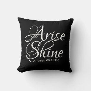 Coussin Inspirant Lever du Soleil Foi Noël