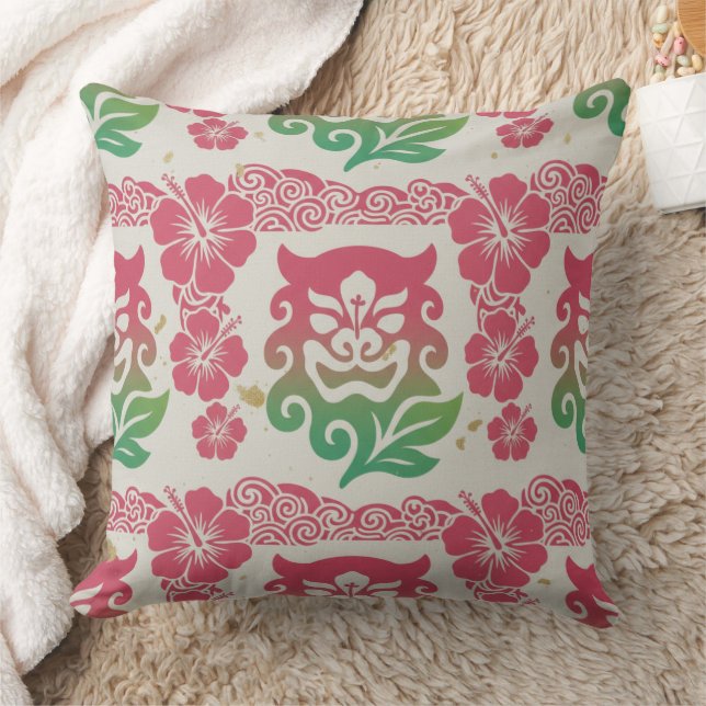 Coussin Inspiration de Kagu Shisa (Couverture)